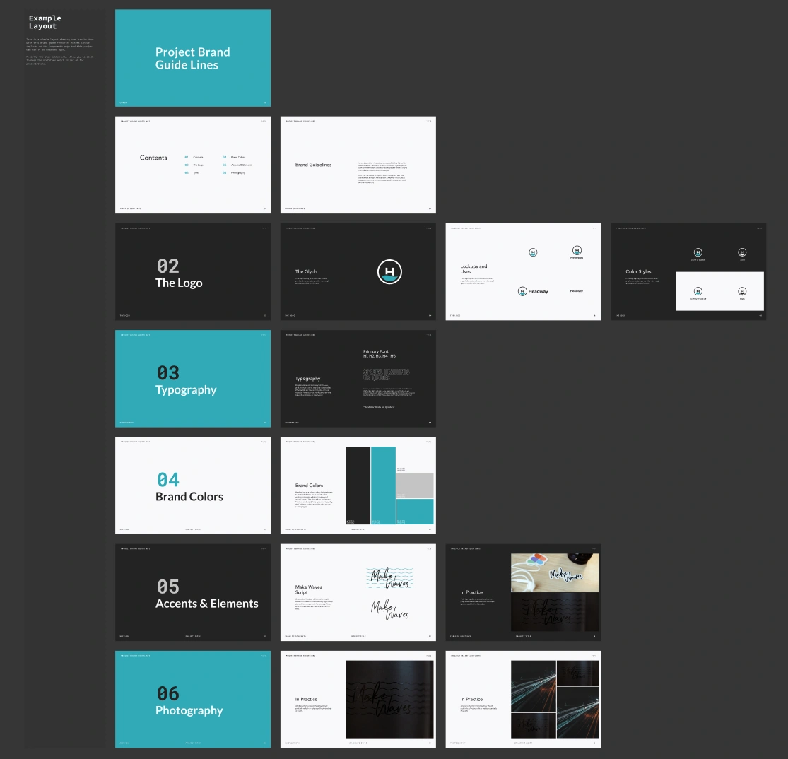 Brand Guide Template By Headway