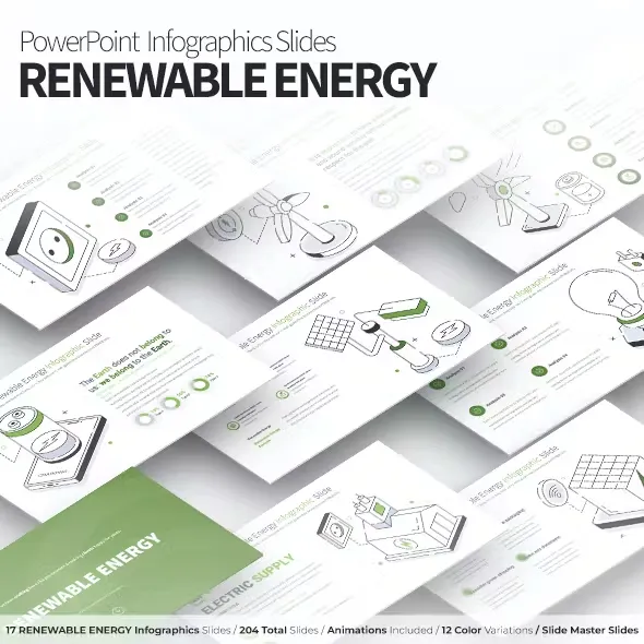 Renewable Energy Infographics Pack
