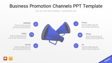 Business Promotion Channels PPT Template