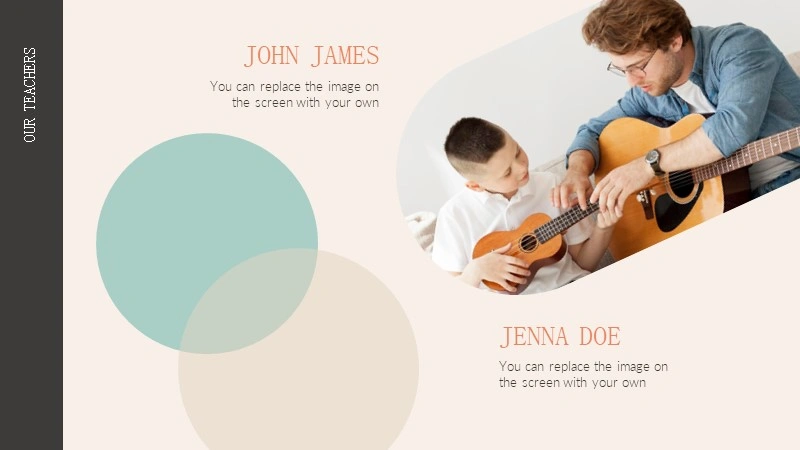 Free Guitar Music Lesson PowerPoint Template2 51