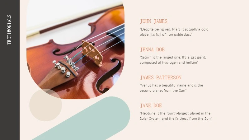 Free Guitar Music Lesson PowerPoint Template2 54