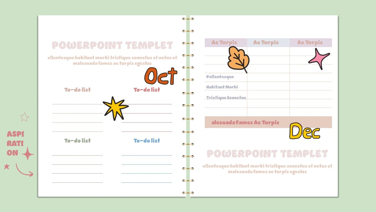 Free Pocket Notepad PowerPoint Template 9