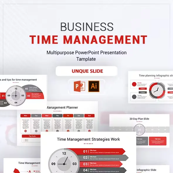Project Time Management PowerPoint Template