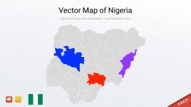 Vector Map of Nigeria