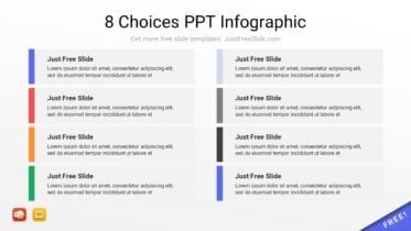 8 Choices PPT Infographic