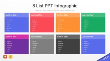 8 List PPT Infographic