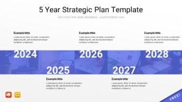 5 Year Strategic Plan PPT Template Free Download
