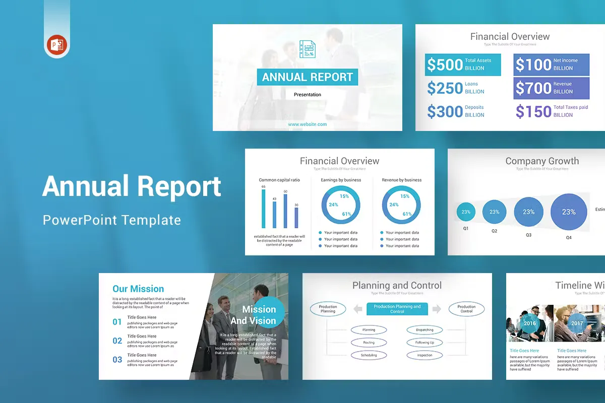 Annual Report PowerPoint Template