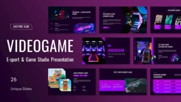 VIDEOGAME - Free E-sport & Game Studio Presentation Template