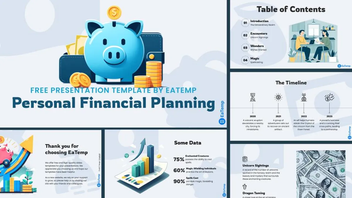 Free Personal Financial Planning PowerPoint Template