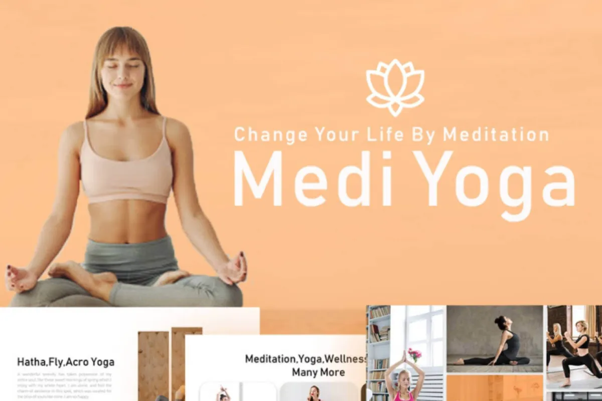 Free Yoga PowerPoint Template