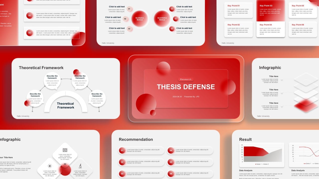 Glassmorphism Thesis Defense Presentation