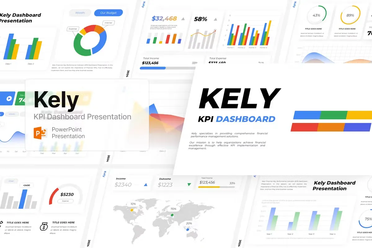 Kely - Financial KPI Powerpoint Template