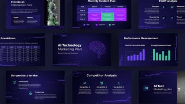 artificial intelligence technology marketing plan powerpoint